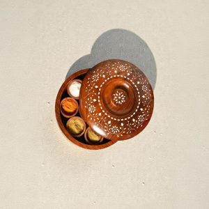 Sheesham Wood Spice Box Larg