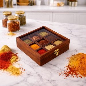 Spice Box With 9 Compartment