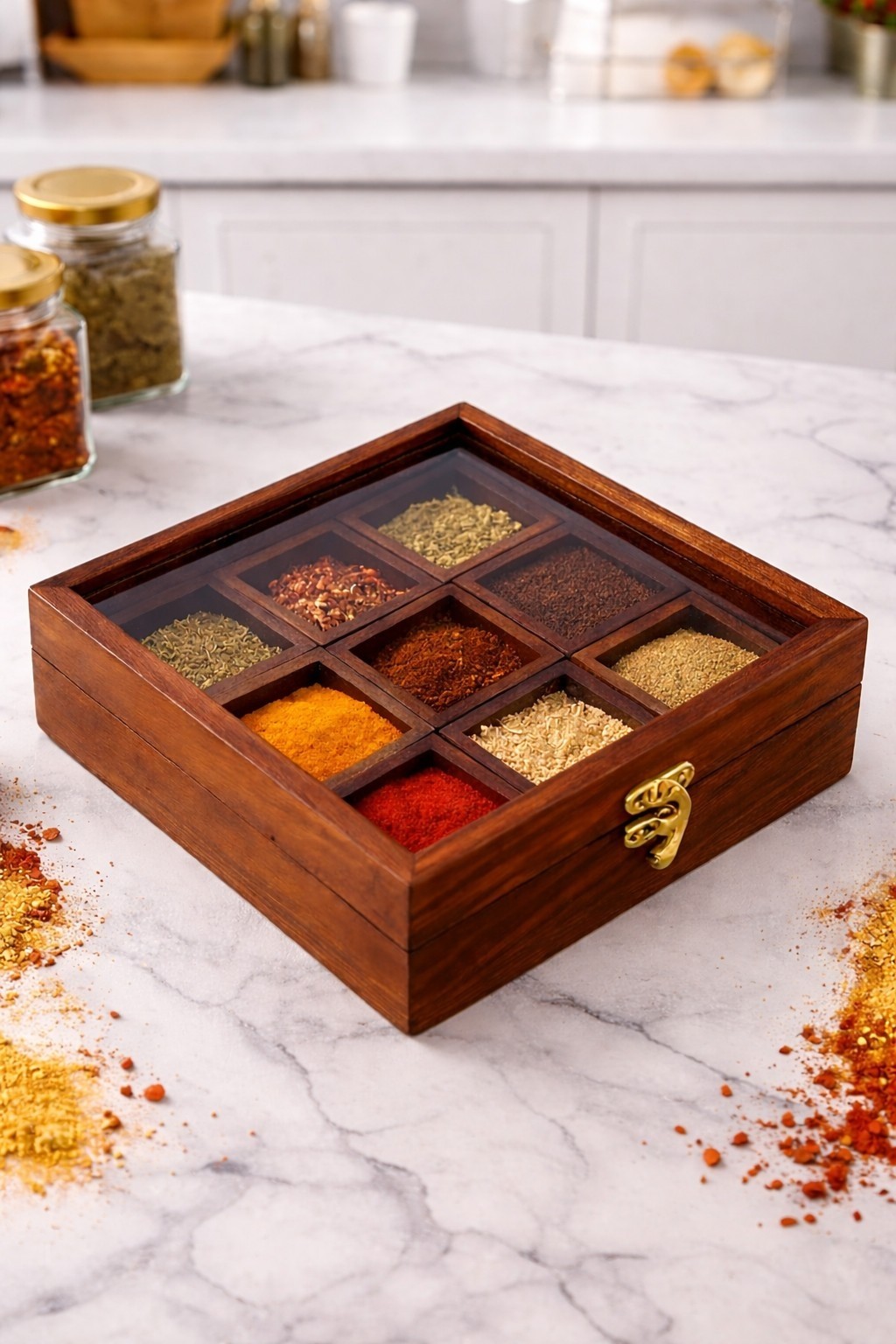 Spice Box With 9 Compartment - Image 2