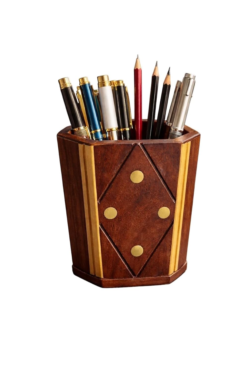 Wooden Pen Holder