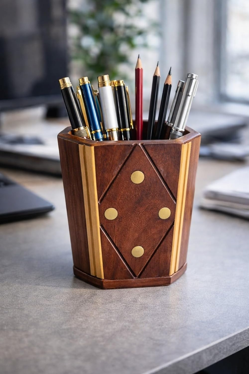 Wooden Pen Holder - Image 2